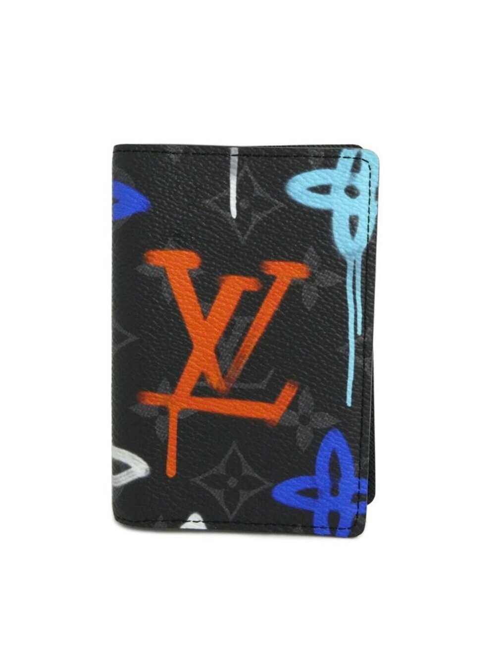 Louis Vuitton Pocket Organizer Monogram Eclipse Black Card Case